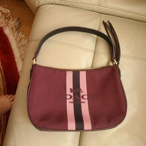 Red coach handbag
